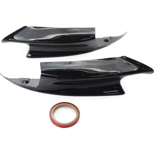 Front Bumper Splitters Lip Glossy Black Bumper Canard Lip for BMW E90 E92 E93 M3 2008-2013 Support Dropshipping