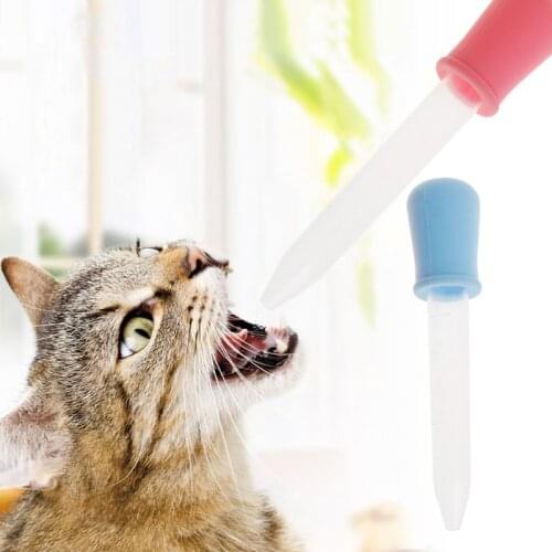 Feeding Dropper Pet Medicine Dispenser Medical Supplies Small Pets Milk Water Feeder With Scale 5ml Doser Professional Cat