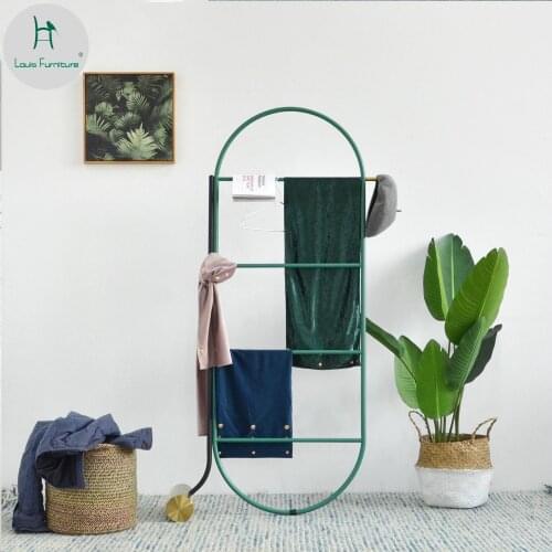 Louis Fashion Coat Racks Minimalist Modern Nordic Style Bedroom Creative Landing Reception