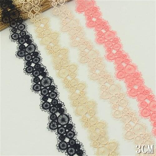 Multicolor Water Soluble Embroidery Lace Barcode DIY Skirt Underwear Hat Ribbon Accessories Bra Swimsuit Shoulder Strap Sewing
