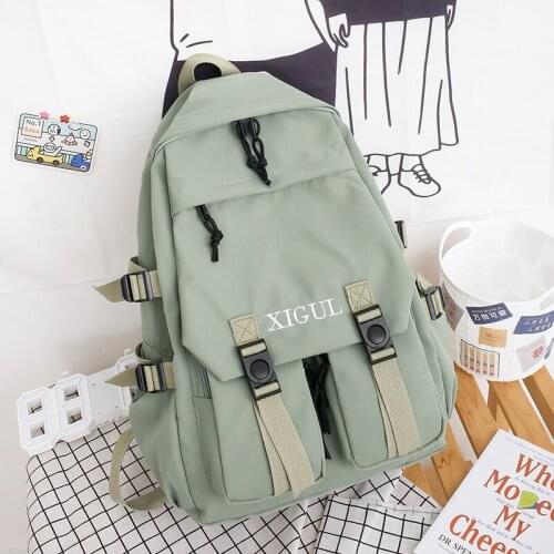 Oxford Backpack 2022 New Trend Women Backpack Wild Fashion Shoulder Bag Small Canvas Teen Girl School bag Mochilas Female