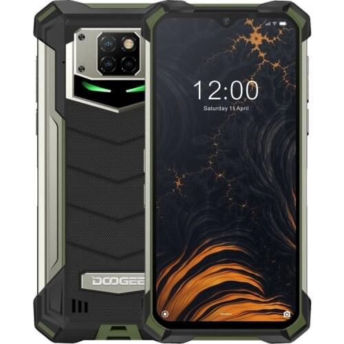 DOOGEE S88 Plus 128GB ROM 8GB RAM IP68/IP69K Rugged Phone Android 10 Helio P70 Octa-Core 6.3" Display 48MP Cams Wireless Charge