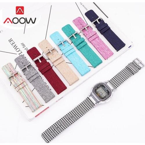 Woven Nylon Strap for Casio G-Shock GA-110 400 DW-5600 DW-6900 G-5600 Men Women Replacement Watch Band Adapters Connectors kit