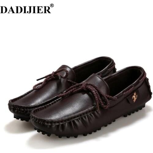 DADIJIER New Men Casual Shoes Loafers British Moccasin-gommino Comfortable Leisure Shoes High Quality Solid Driving Shoe wyq139