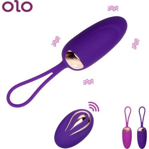 OLO Panties Vibrating Egg 12 Speeds Dildo Vibrator Wireless Remote Control Clitoris Stimulator Sex Toys for Women