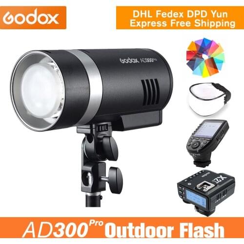 Godox AD300Pro Outdoor Flash Light 300Ws TTL 2.4G 1/8000 HSS with Battery for Canon Nikon Sony Fuji Olympus Panasonic