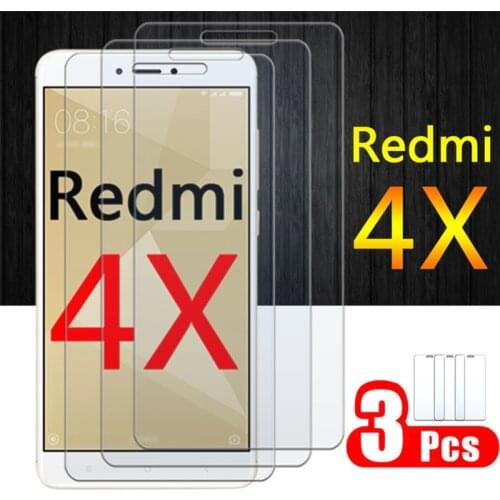 Redmi 4x Screen Protector For Xiaomi readmi 4 x Tempered Glass Xiaomei x4 redmi4x xiaomi4x Protective Film HD glas 1-3 pcs sheet