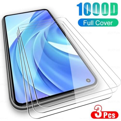 3PCS Screen HD Glass For Xiaomi Mi 11 Lite Tempered Glass Case For Xiamoi 11Lite 5G 11i 10T Pro Xiomi 11 Lite Protective Film