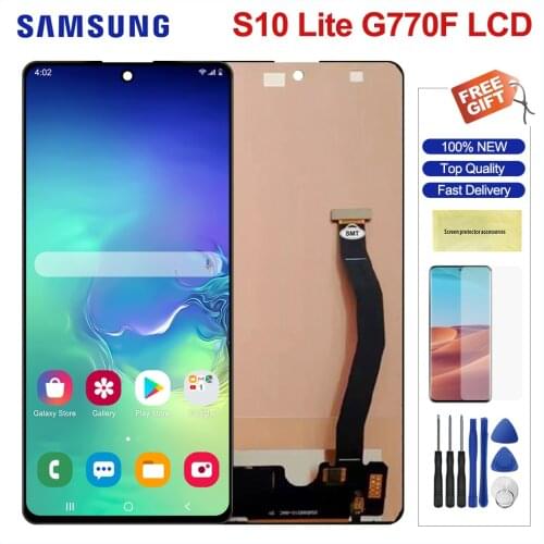 Lcd Display For Samsung Galaxy S10 Lite G770F G770U LCD Display Touch Screen Digitizer Assembly for Samsung S10 Lite LCD
