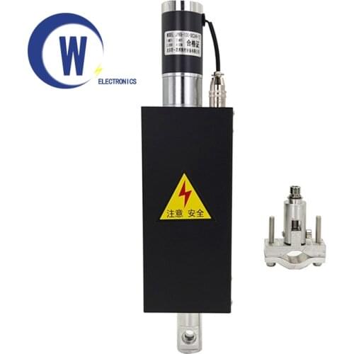 24VDC 100mm working stroke 2400mm/min CNC Plasma Cutting Lifter Z axis+Matching small fixture