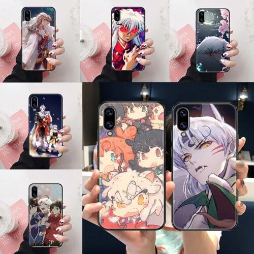 Inuyasha Sesshoumaru Anime Phone Case For Huawei Honor 6A 7A 7C 8A 8X 8 9 9X 10 10i 20 Lite Pro black fashion back trend cover