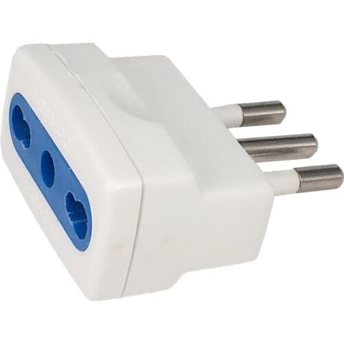 1 Way Italy 3-pin Travel Adapter Type L Italian Power Plug 10A male plug to female socket