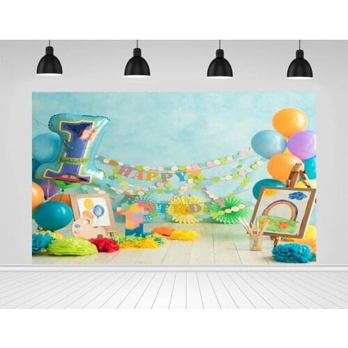 Scopiso Birthday Party Beauty Balloon Green Photographic Backdrops For Photo Studio Decoration Props Photography Backgrounds