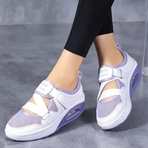Women Summer Sneakers 2021 Fashion Casual Shoes Woman Comfortable Breathable White Female Platform Sneaker Zapatos Rojos Mujer
