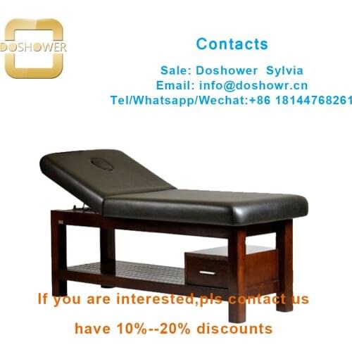 Doshower DS-W1838 ceragem massage bed v3 with facial massage bed for wooden massage table massage bed