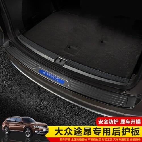 High Quality Stainless Steel scuff plate door sill Trim For Volkswagen Teramont 2017-2019 Car Accessories Car-styling