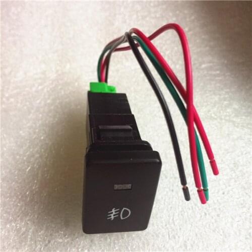 Front Fog Light Switch for Mitsubishi Outlander, 33x22mm, Fog Lamp Switch, Refitting Switch Button, Free Shipping