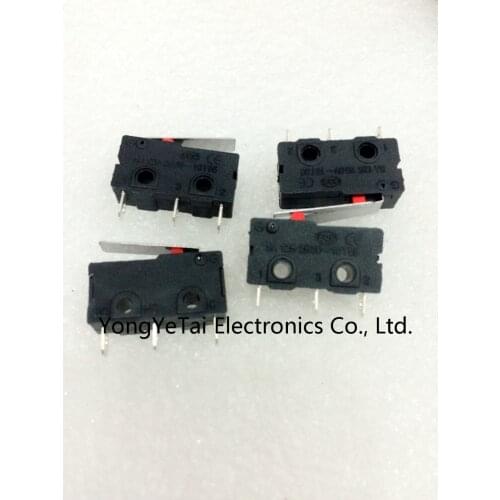 YYT 20PCS Medium micro-motion travel switch KW11-B 3P copper point micro-motion external buckle contact switch