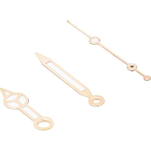 Blue Luminous Vintage Rose Gold Polished Finish Watch Hands Fit NH35A/NH36A Automatic Movement