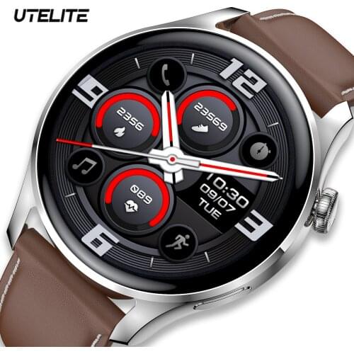 UTELITE HW26 Plus Smart Watch Men Women 1.75inc Series 6 Smartwatch Bluetooth-compatible Call Body Temperature Watches pk IWO I8
