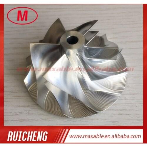 T04B 51.65/69.96mm 409179-0023 14201-Z5601 6+6 blades Turbo Aluminum 2024 /Billet/milling compressor wheel for 409761-0002