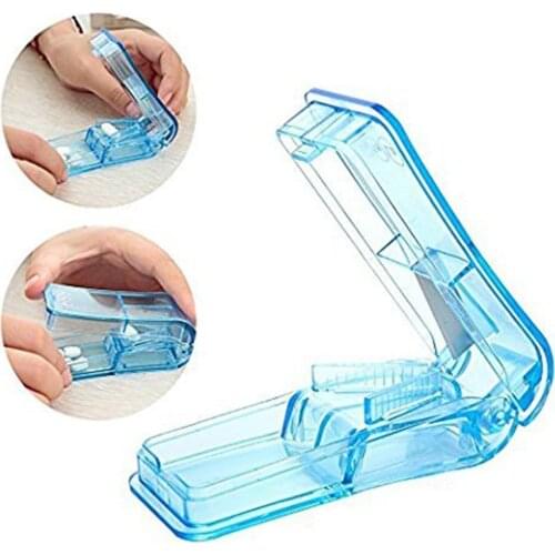 Cutting Device Can Fix Tablet Splitter Transparent Cutting Box Portable Mini Plastic Dispensing Box Professional