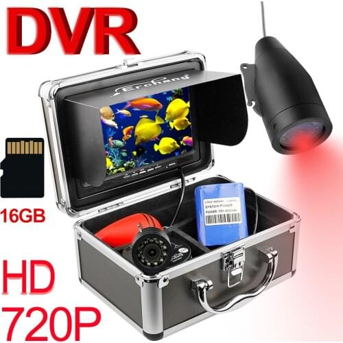 Erchang DV3524HD Video Fishing Camera Underwater Camera With 12pcs Infrared Led + 12pcs White Led For Ice/Sea Fishing