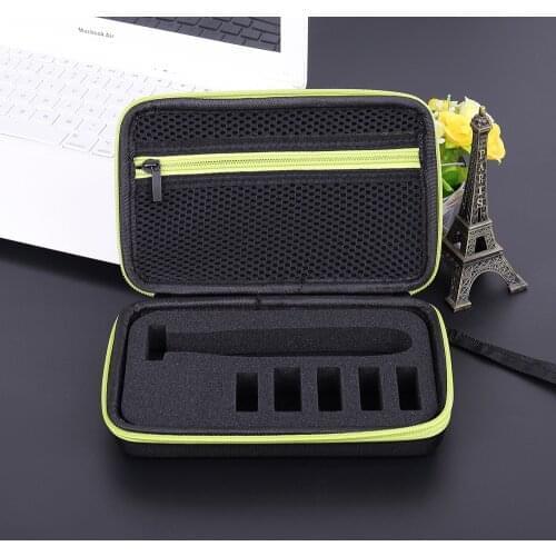 EVA Hard Case for Philips OneBlade QP2530/2520 Shaver Accessories Travel Bag Storage Pack Box Cover Zipper Pouch with Lining