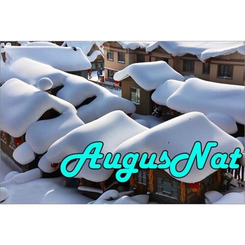 Winter village 5d diamond painting cottage daimont embroidery full snow cabin puzzle picture diamant mosaic sticker large size