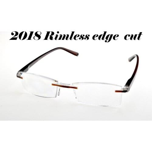 2019 Real New Arrival Unisex Reading Glasses Women Leesbril Men Women Rimless Square Reading Glasses +1 +1.5 +2 +2.5 +3 +3.5 +4