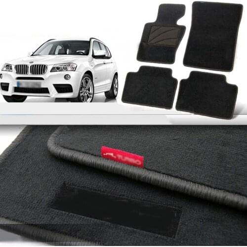 5pcs Premium Auto Fabric Nylon Anti-slip Floor Mats Carpet For BMW X3