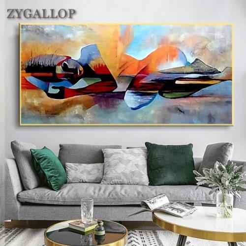 Watercolour Lord Buddha Abstract Canvas Painting Cuadros Religious Posters and Prints Unique Wall Art Pictures For Living Room