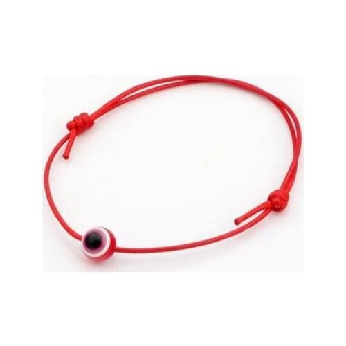 Free Ship 10pcs Hamsa String Lucky Red wax Cord Adjustable Bracelet