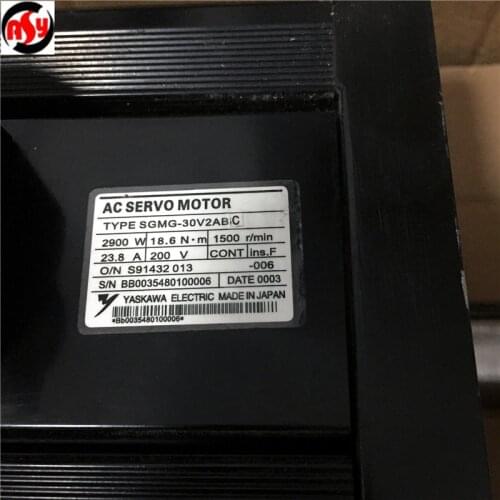 Used Tested Working SGMG-30V2ABC AC Servo Motor