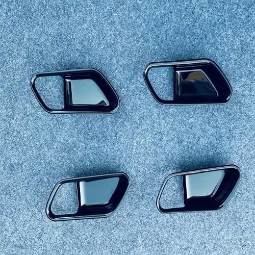 For Nissan Note 2021 2022 ABS Black Inner Door Bowl Cover Trim Interior Decoration Mouldings Accessories Car Styling Parts