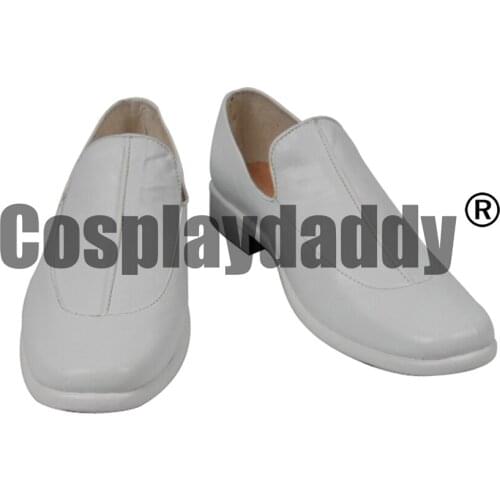 Fate/Extella Master Male Protagonist Shujinko Kishinami Game Cosplay White Shoes H016