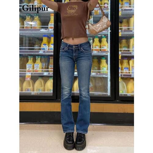 GILIPUR Women's Skinny Jeans