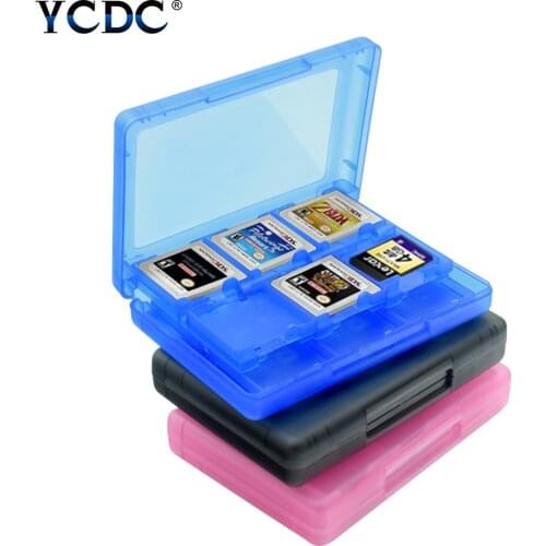 28 in 1 Game Holder Card Case for Nintend DS / DS Lite / DSi / 3DS / 3DS XL/LL Game Memory Card Case Portable Holder Storage Box