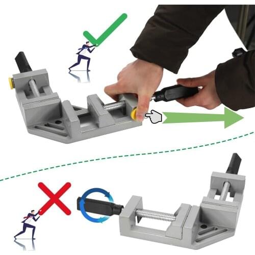 Woodworking Tools Double Handle For CNC Engraving Machine Milling Tool 90 Degree Clips Corner Right Angle Clamps
