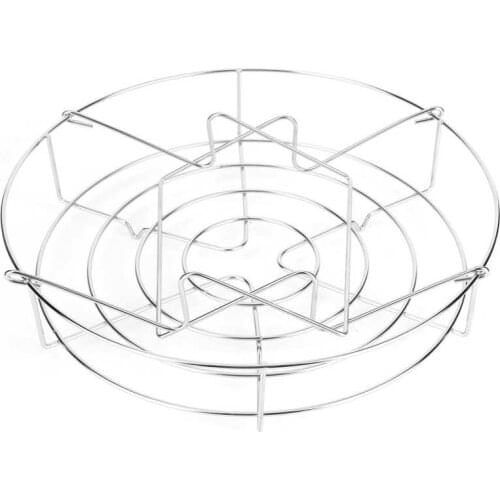 Kitchen Utensil Tools Cookware Accessories Stainless Steel Home Kitchen Steam Steaming Rack with Handle Canning Rack for Pot