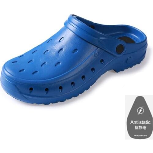 2021 Hot Men Classic Anti-static Autoclavable Anti Bacteria Surgical Shoes Medical Shoes Safety Surgical Clogs Cleanroom Work