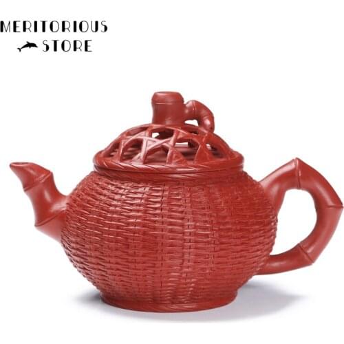 Yixing Teapot Filter Xishi Pot Beauties Handmade Purple Clay Teaware Customized Gifts Drinkware Set Drink Puer Large Capacity