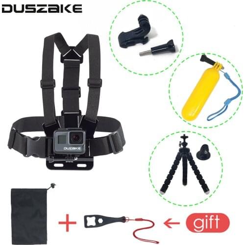 DUSZAKE DG15 Chest Mount For Gopro Hero 6 Strap For Go pro Hero 5 Tripod For GoPro Hero 6 Mount For Eken H9 Yi 4K Accessories