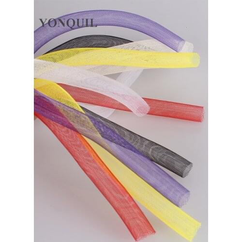 Non-Metallic 16MM Tubular Horsehair Crinoline Tube Crin Materil 100% Nylon Trimming For Hair Accessories 100Yds/Lot 32 Colors