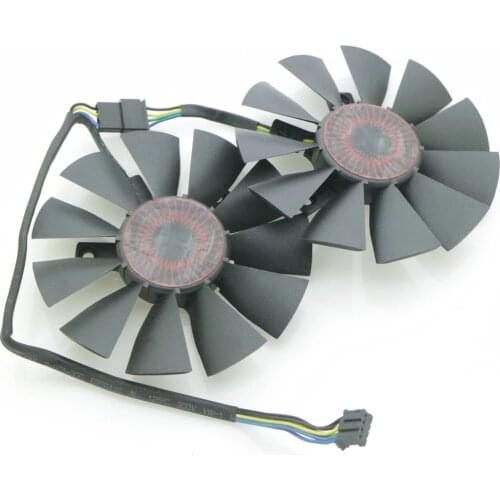 Original FD7010H12S 12V 0.35A 75mm VGA Fan For ASUS STRIX GTX950 GTX960 GTX750TI Graphics Card Cooling Fan