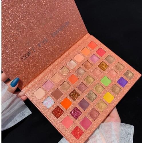 Eyeshadow Palette 40 Colour Vibrant Beauty Matte And Shimmer Eyeshadow Palette For Girl Women Makeup Maquillaje