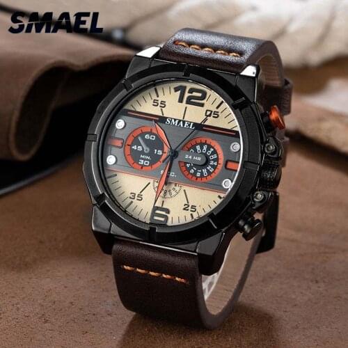 Мужские часы с кожаным ремешком PANARS China At AliExpress