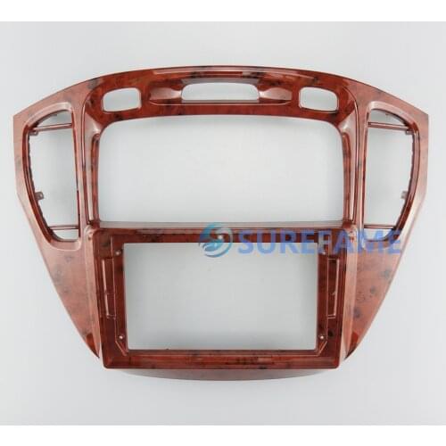 9 inch Car Fascia Radio Panel for TOYOTA HIGHLANDER 2000-2007 Dash Kit Install Facia Console Bezel 9inch Adapter Trim Plate