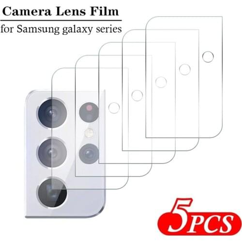 Camera Film For Samsung Galaxy S21 S20 FE Note 20 Ultra Plus Lens Screen Protector For Galaxy A51 F62 A72 A12 A42 A32 A52 Cover