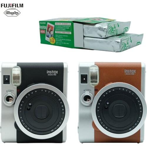 Drop Shipping Fujifilm Instax Mini Film Mini 90 Instax Camera Fujifilm Instax Mini 90 Instant Film Photo Camera Christmas Gift